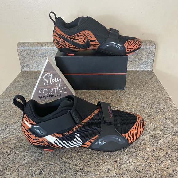 Nike Womens SuperRep Cycle Tiger Indoor Cycling Shoes Size 7.5 CJ0775-018 - Picture 1 of 9